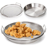 Tlence 10.3-inch stainless oil filter tray for efficient oil drainage
