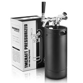 TMCRAFT 128oz Growler Tap System front view for home draft beer.