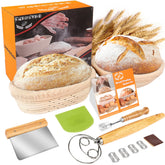 TNELTUEB round 10-inch banneton for even dough rise and easy release.