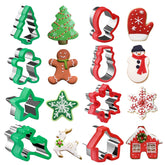 Toekt Christmas tree cookie cutter with comfort grip for crisp shapes