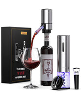 TOMEEM electric wine opener with aerator enhances aroma and pours smoothly