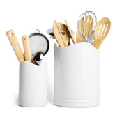 TOMO large 6-inch utensil holder front view for easy access to spatulas