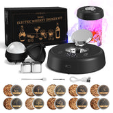 Tomzio electric whiskey smoker with torch-free design for safe, fast infusions