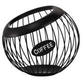 TOPZEA coffee pod holder front view shows large capacity for many pods.