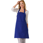TOSHE kitchen apron with waterdrop resistant cotton protects clothes during cooking.