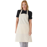 TOSHE kitchen apron waterdrop-resistant cream for mess-free cooking