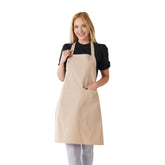 TOSHE Kitchen Apron, waterdrop-resistant front view for mess-free cooking