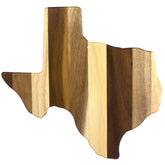 Totally Bamboo Rock & Branch Texas board front view for stylish serving
