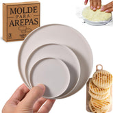 TraditionTools Arepa Mold Kit large arepa form for authentic thickness
