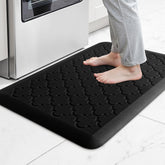 TranquilRelax anti-fatigue mat top view shows plush memory foam for comfortable standing.