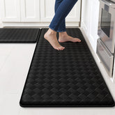 TranquilRelax kitchen mats at front-sink area provide cushioned support and easy cleanup