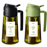 TrendPlain olive oil dispenser bottle 16oz for precise pours in daily cooking.