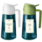 TrendPlain olive oil sprayer 16oz blue bottle with precise pour and mist
