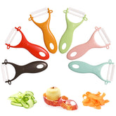 Trez Treamer ceramic apple peeler in use for quick prep
