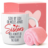 Triple Gifffted best-sister-ever mug with gift box, ideal for a birthday surprise