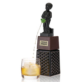 TRUE Bonny Boy liquor dispenser with Manneken Pis design on a bar counter.