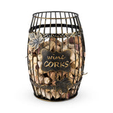 TRUE True Display barrel cage holder adds rustic charm to cork keepsakes.