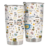 TSLOVER Funny Girls Tumbler with lid for on-the-go hot drinks.