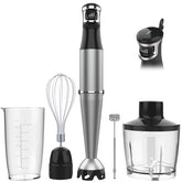 Turelar immersion blender showing the 1100W motor for smooth blends