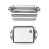 TYSSELY camping basin folded flat for compact storage, ideal for travel