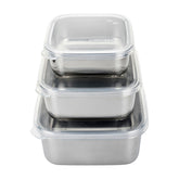 U Konserve 15oz nested-trio bento box stacked for compact meal prep.