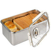 udNmlaiebot large bread container with airtight lid preserves freshness