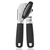 UHIYEE manual can opener with heavy-duty cutting blade offers smooth opening