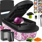 Ukeetap 8-blade mandoline chopper ready for quick, even slicing