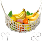 UlifeBetter hanging fruit hammock under cabinet keeps fruits organized and accessible.