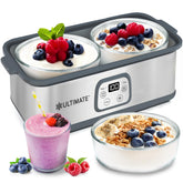 Ultimate Probiotic Yogurt Maker front view highlights compact home fermentation design.