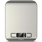 Ultrean food scale viewed from top for precise meal prep measurements.