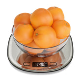 Ultrean high-capacity food scale with large display for precise ingredient weighing.