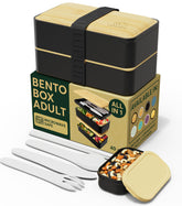 Umami Bento Box with all-in-one setup and utensils for organized, on-the-go meals.
