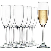 UMEIED champagne flutes set of 12 for elegant toasts and durable crystal clarity.