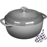 Umite Chef 6QT Dutch oven with lid for sealing moisture and tender results.