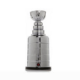 Uncanny Brands Stanley Cup Popcorn Maker assembly view showing quick, oil-free popping for movie nights