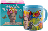 The Unemployed Philosophers Guild Frida Kahlo Dreams Mug with quote design for morning inspiration