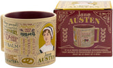 The Unemployed Philosophers Guild Jane Austen mug features a portrait for tea lovers.