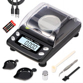 UNIWEIGH Digital Milligram Scale front view with precise 0.001 g readout for tiny items