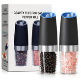 UNNEES Gravity two-pack front view shows dual grinders for easy kitchen use.