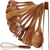 Unokit 12-piece cooking utensils set shown together for convenient meal prep.