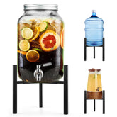 Uoveya adjustable water jug stand fits 7–12.6 inches for versatile jug compatibility.