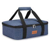 Uoxfill lunch bag insulated tote front view keeps meals warm for outings.