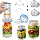 Upmely electric mason jar sealer kit front view for quick, fresh results