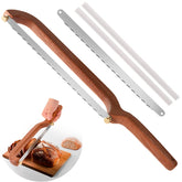 Uprichya Bread Knife Curved Bow Blade for clean, even crust cuts