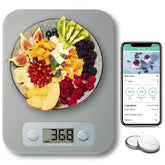 URAMAZ Smart Food Scale front view with clear display for precise portion control.
