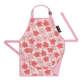 Urban Infant Little Helper apron with floral pattern keeps kids clean during baking.