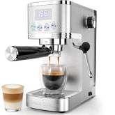 URintells Cuising espresso machine front view in a compact kitchen