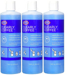 Urnex Clearly Coffee Pot Cleaner 3-pack bottle for quick, ready-to-use cleaning