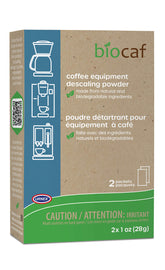 Urnex Full Circle descaler powder single-use pack for kettle descaling.
